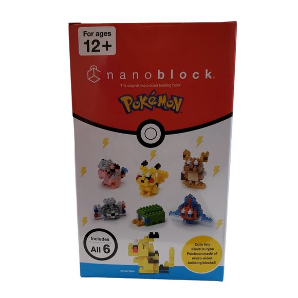 Nanoblock - Pokemon Type Electric Set 1Set of 6 unique characters! - Picture 3 of 5